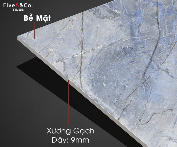 Bề mặt, xương gạch Bluezee Sage - FiveA & Co
