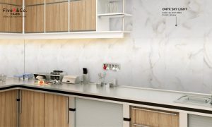 Gạch ốp ốp lát công ty FIveA & Co tại phòng bếp