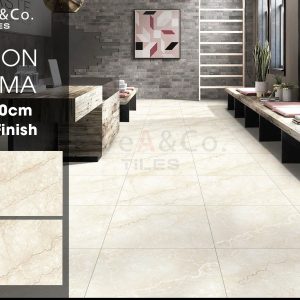 Mẫu gạch Ấn Độ Bitcon Crema phối cảnh - Fiveaco