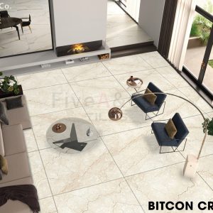 Mẫu gạch Ấn Độ Bitcon Crema phối cảnh - Fiveaco