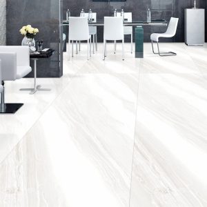 Mẫu gạch Ấn Độ MARBLE VOLAKAS phối cảnh showroom